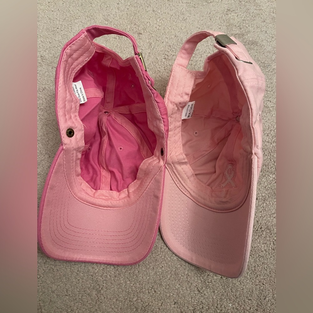 Pink Baseball Caps - Picture 2 of 2